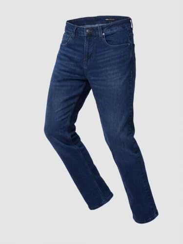 Spykar Dark Blue Comfort Fit Mid Rise Jeans for Men