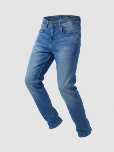 Spykar Vintage Blue Comfort Fit Mid Rise Jeans for Men