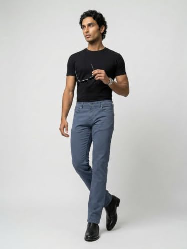 Spykar Grey Regular Fit Mid Rise Jeans for Men
