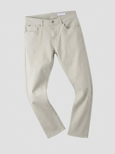 Spykar Brown Regular Fit Mid Rise Jeans for Men