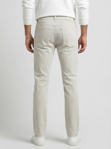 Spykar Brown Regular Fit Mid Rise Jeans for Men