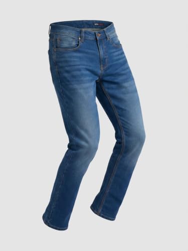 Spykar Mid Blue Regular Fit Mid Rise Jeans for Men