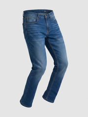 Spykar Mid Blue Regular Fit Mid Rise Jeans for Men