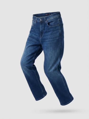 Spykar Dark Blue Loose Fit Low Rise Jeans for Men