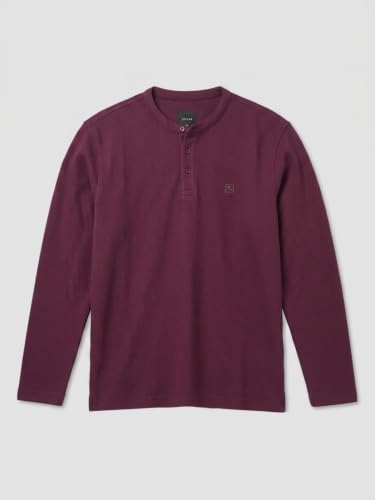 Spykar Maroon Regular Fit T-Shirt for Men
