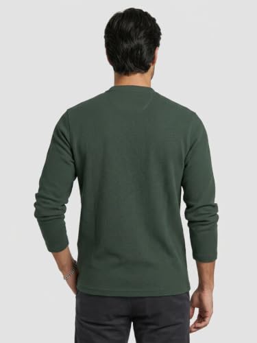 Spykar Green Regular Fit T-Shirt for Men