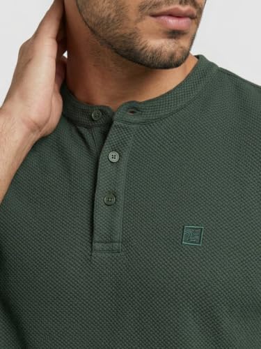 Spykar Green Regular Fit T-Shirt for Men