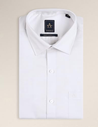 Arrow Men's Liberty Classic Fit Ceremony Shirt (ARAKSH0449_White_39)