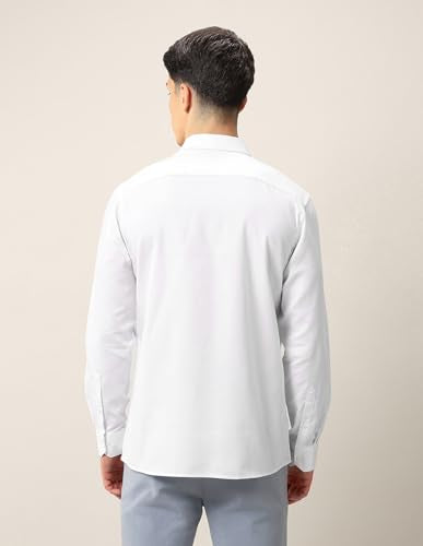 Arrow Men's Liberty Classic Fit Ceremony Shirt (ARAKSH0449_White_39)