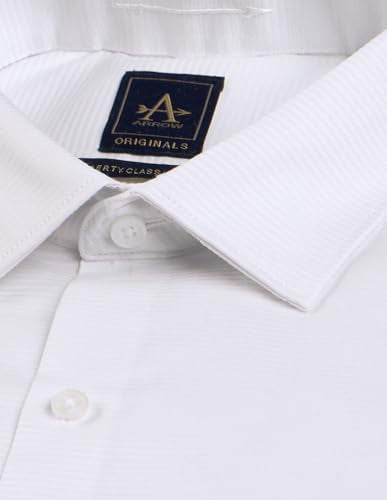 Arrow Men's Liberty Classic Fit Ceremony Shirt (ARAKSH0449_White_39)