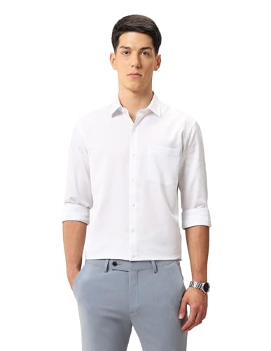 Arrow Men's Liberty Classic Fit Ceremony Shirt (ARAKSH0449_White_39)