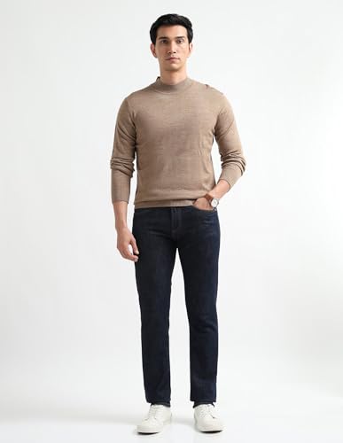 Arrow Sport Men's Mock Neck Regular Fit Sweater