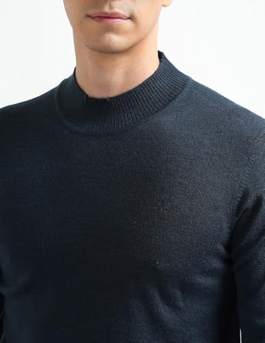 Arrow Sport Men's Mock Neck Regular Fit Sweater