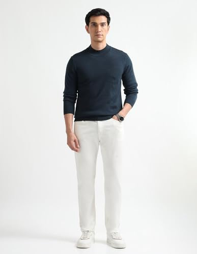 Arrow Sport Men's Mock Neck Regular Fit Sweater