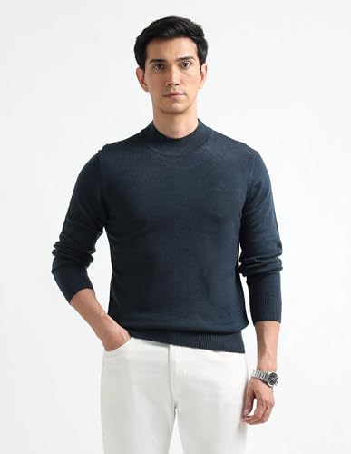 Arrow Sport Men's Mock Neck Regular Fit Sweater