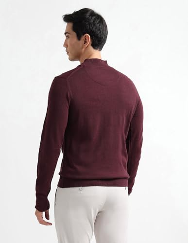 Arrow Sport Men's Mock Neck Regular Fit Sweater