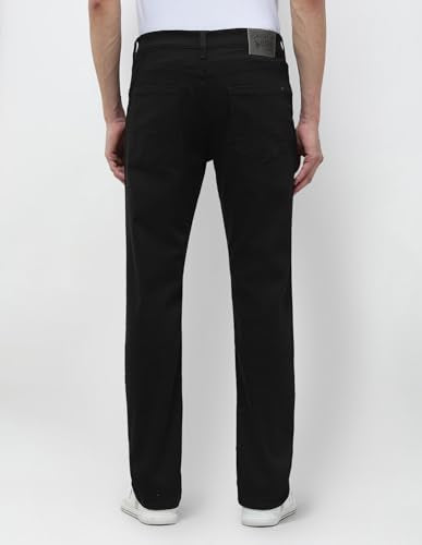 U.S. Polo Assn. Denim Co. Men's Harold Slim Straight Fit Black Jeans (UDJEN1906_Black_30)