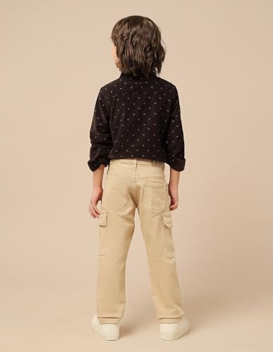 U.S. Polo Assn. Kids Boy's Relaxed Jeans (UKJEN753_Khaki