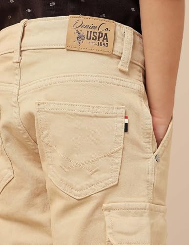 U.S. Polo Assn. Kids Boy's Relaxed Jeans (UKJEN753_Khaki