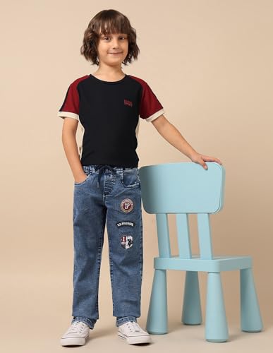 U.S. Polo Assn. Kids Boy's Relaxed Jeans (UKJEN781_Blue