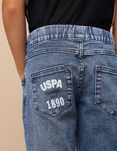 U.S. Polo Assn. Kids Boy's Relaxed Jeans (UKJEN781_Blue
