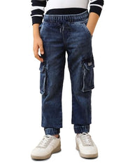 U.S. Polo Assn. Kids Boy's Relaxed Jeans (UKJEN784_Blue