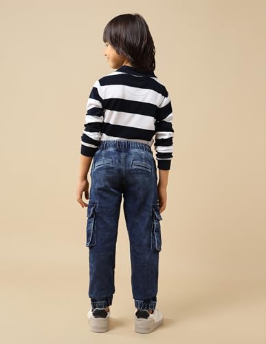 U.S. Polo Assn. Kids Boy's Relaxed Jeans (UKJEN784_Blue