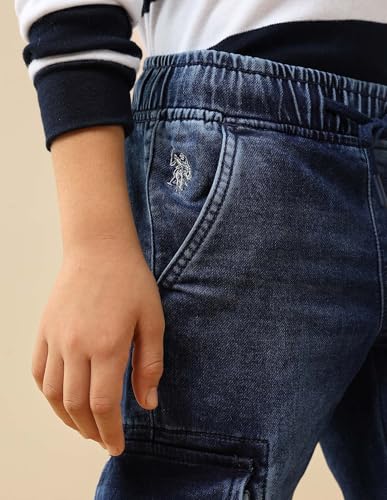 U.S. Polo Assn. Kids Boy's Relaxed Jeans (UKJEN784_Blue