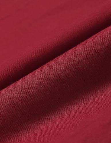 U.S. Polo Assn. Kids Boy's Cotton High Neck Sweatshirt (UKSWS0312_Dark Red