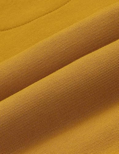 U.S. Polo Assn. Kids Boy's Cotton Neck Hooded Sweatshirt (UKSWS0330_Yellow