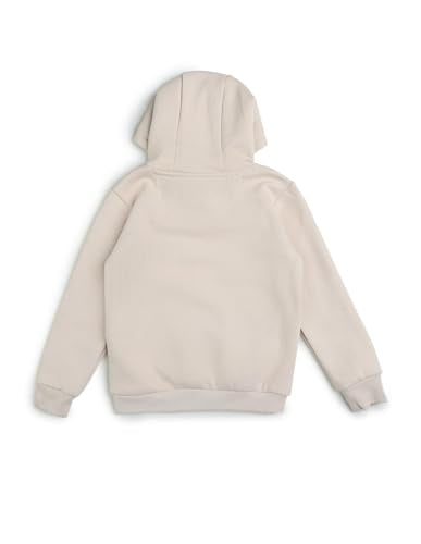 U.S. Polo Assn. Kids Boy's Cotton Neck Hooded Sweatshirt (UKSWS0370_Light Brown