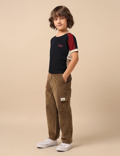 U.S. Polo Assn. Kids Boy's Relaxed Casual Pants (UKTRO0238_Khaki