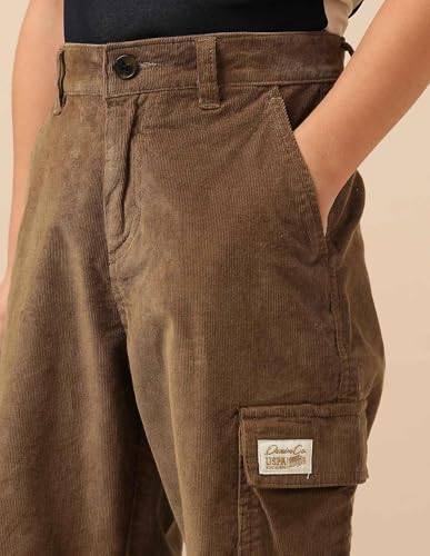 U.S. Polo Assn. Kids Boy's Relaxed Casual Pants (UKTRO0238_Khaki