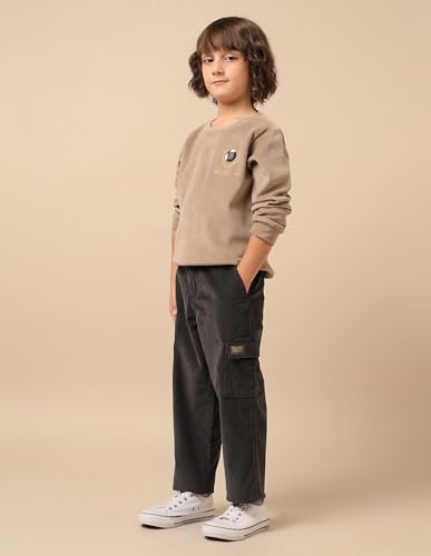 U.S. Polo Assn. Kids Boy's Relaxed Casual Pants (UKTRO0239_Olive