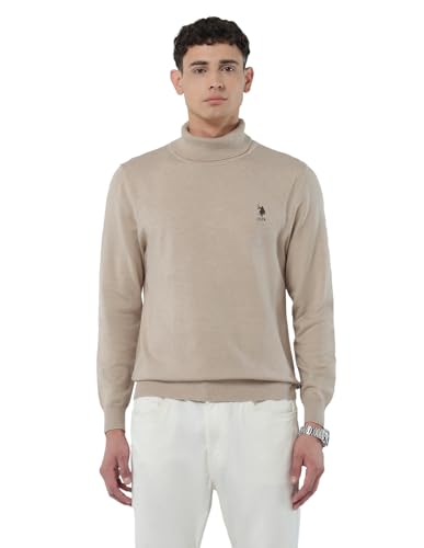 U.S.Polo Association Men's Turtleneck Regular Fit Sweater