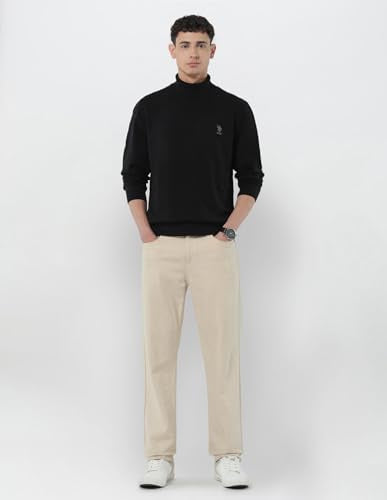 U.S.Polo Association Men's Turtleneck Regular Fit Sweater