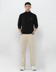 U.S.Polo Association Men's Turtleneck Regular Fit Sweater