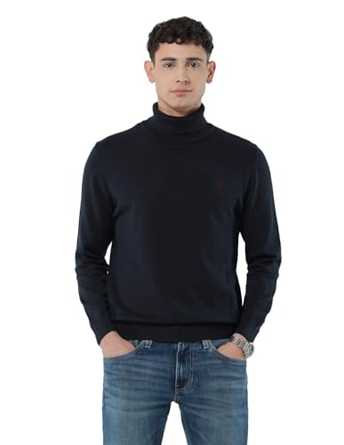 U.S.Polo Association Men's Turtleneck Regular Fit Sweater