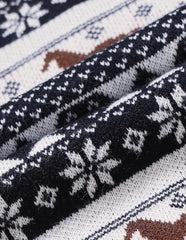 U.S. Polo Assn. Kids Boy's Acrylic Crew Neck Pullover Sweater (UKSWE0164_Navy