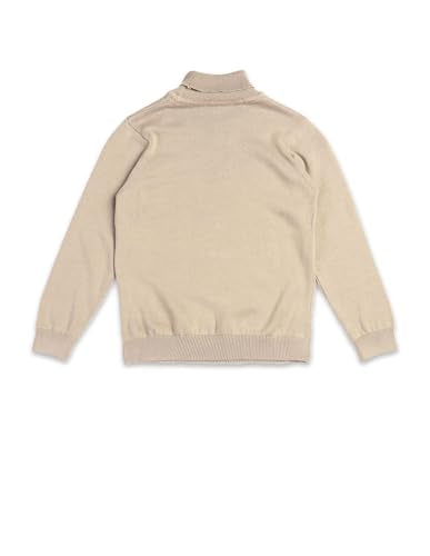 U.S. Polo Assn. Kids Boy's Cotton Turtle Neck Pullover Sweater (UKSWE0174_Beige