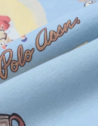 USPA Kids Boys Graphic Brand Printed Regular Fit Sweatshirt (UKSWS0375_Blue_2-3 Years)