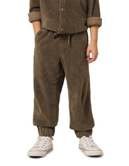 U.S. Polo Assn. Kids Boy's Relaxed Casual Pants (UKTRO0258_Brown