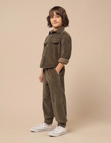 U.S. Polo Assn. Kids Boy's Relaxed Casual Pants (UKTRO0258_Brown