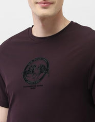 U.S. Polo Assn. Denim Co. Men's Solid Slim Fit Black & Gold T-Shirt