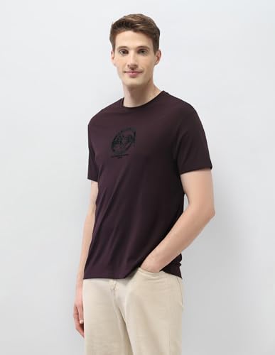 U.S. Polo Assn. Denim Co. Men's Solid Slim Fit Black & Gold T-Shirt
