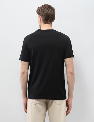 U.S. Polo Assn. Denim Co. Men's Solid Slim Fit Black & Gold T-Shirt