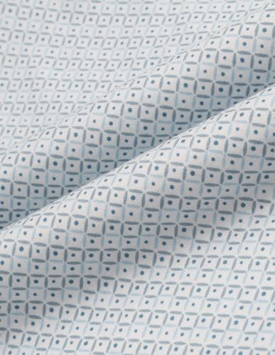 Arrow Men's Geometric Printed Regular Fit Polo Shirt (ARALTS3887_Light Blue_L)