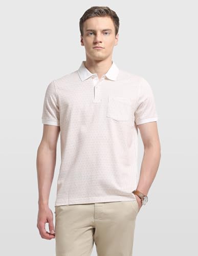 Arrow Men's Geometric Printed Regular Fit Polo Shirt