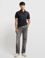 Arrow Sport Men's Horizontal Striped Regular Fit Polo Shirt