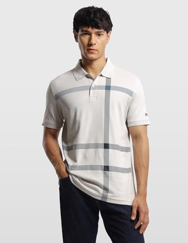 Arrow Sport Men's Horizontal Striped Regular Fit Polo Shirt